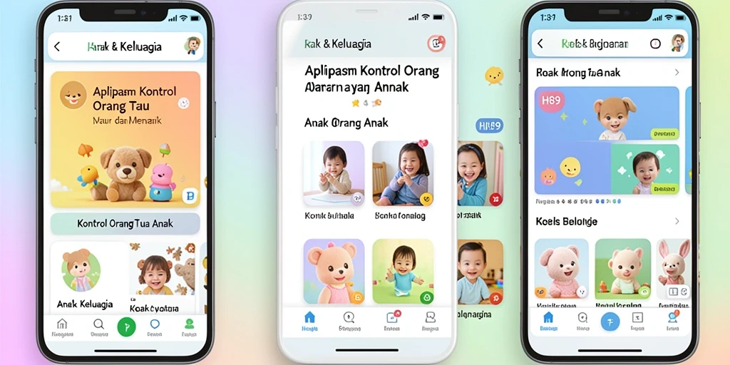 Tampilan antarmuka H89 yang user-friendly untuk kontrol orang tua.