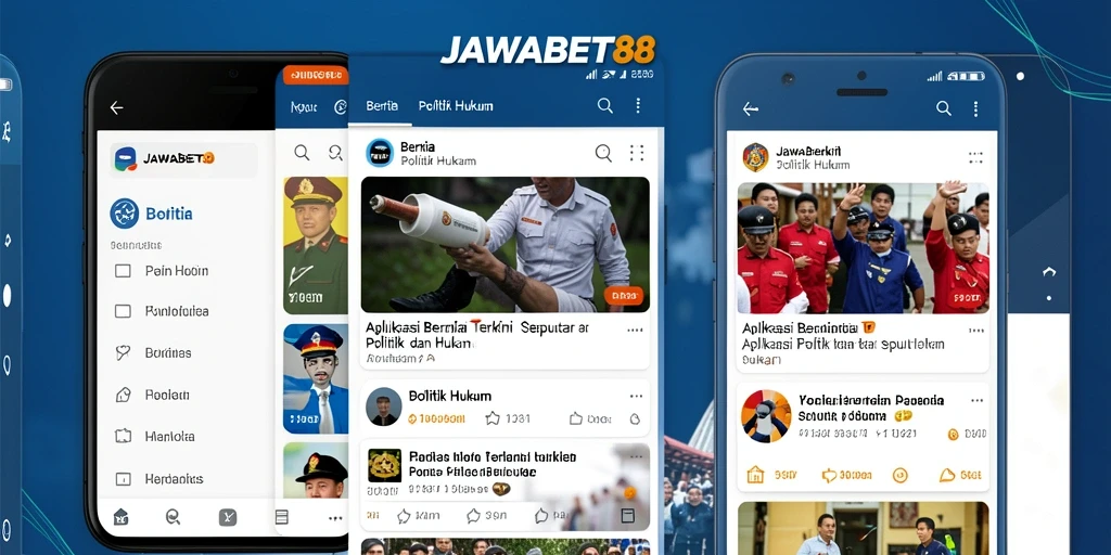 Tampilan antarmuka JAWABET88 yang intuitif dan mudah dinavigasi.