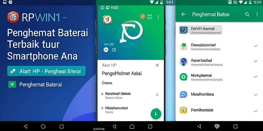 Antarmuka RPWIN1 menampilkan pemantauan penghematan baterai yang efektif.